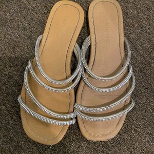 Well Worn Rhinestone Slippers